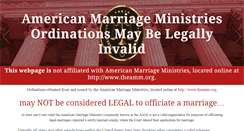Desktop Screenshot of americanmarriageministries.com